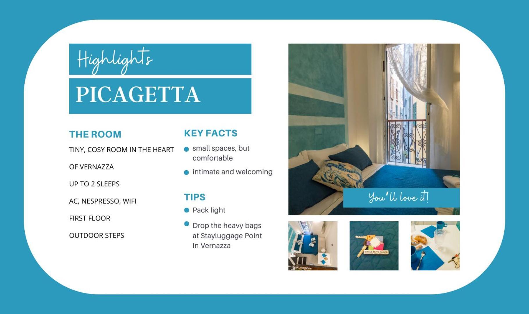 Picagetta Appartement Vernazza Buitenkant foto
